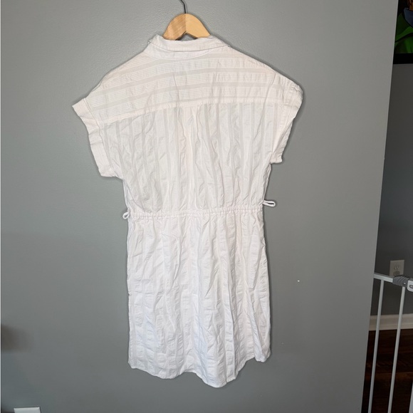 J. Crew Button Through Shirt Dress - Cotton - White - Picture 3 of 10
